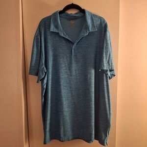 Member's Mark Men's Blue Polo Performance Shirt